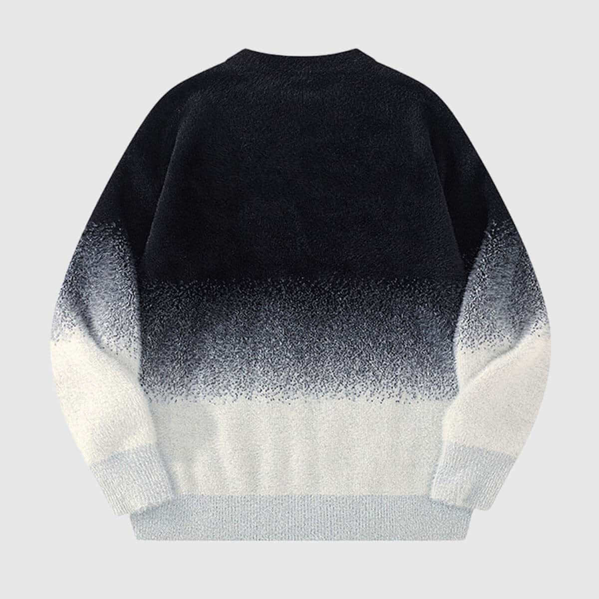 Style Core Aesthetics, New Style Trends Gradient Knit Pullover Style Core Aesthetics, New Style Trends Gradient Knit Pullover