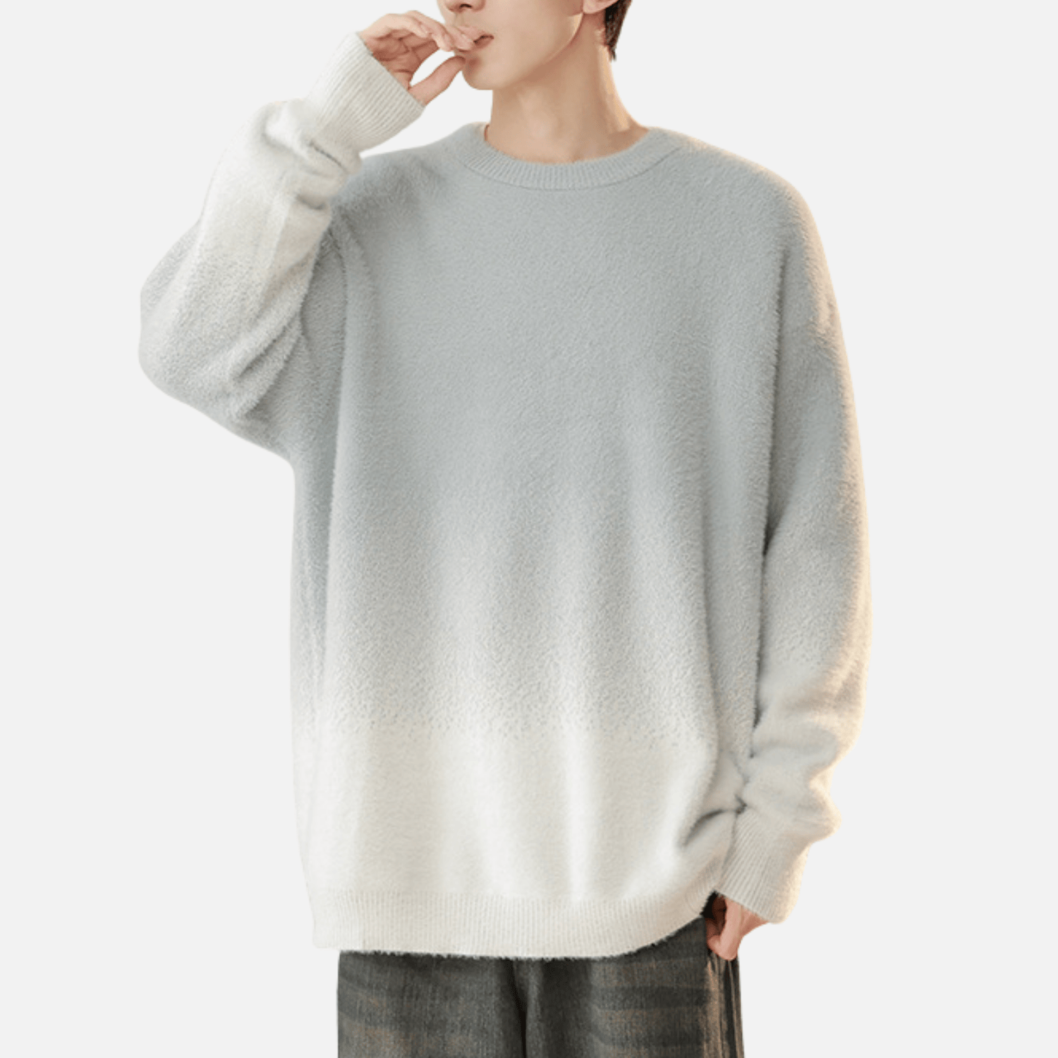 Style Core Aesthetics, New Style Trends Gradient Knit Pullover Style Core Aesthetics, New Style Trends Gradient Knit Pullover