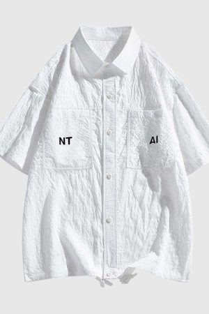 Style Core Aesthetics, New Style Trends Gradient Street Culture Shirt