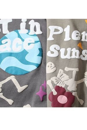 Style Core Aesthetics, New Style Trends Graffiti-Inspired Street Style Hoodies