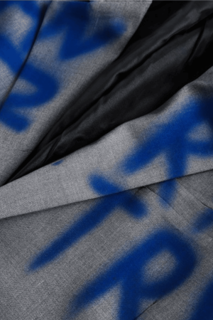 Style Core Aesthetics, New Style Trends Graffiti-Inspired Vintage Blazer