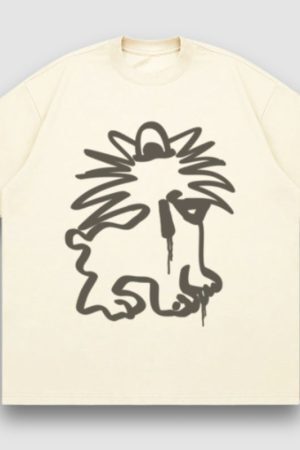 Style Core Aesthetics, New Style Trends Graffiti Monster Cotton Tee