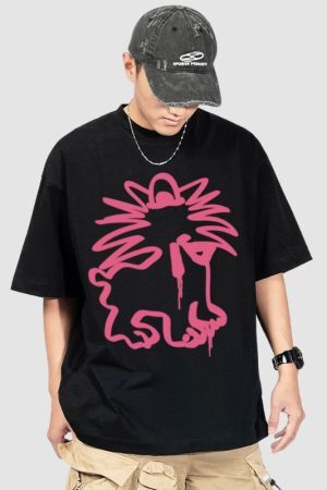 Style Core Aesthetics, New Style Trends Graffiti Monster Cotton Tee