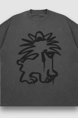 Style Core Aesthetics, New Style Trends Graffiti Monster Cotton Tee