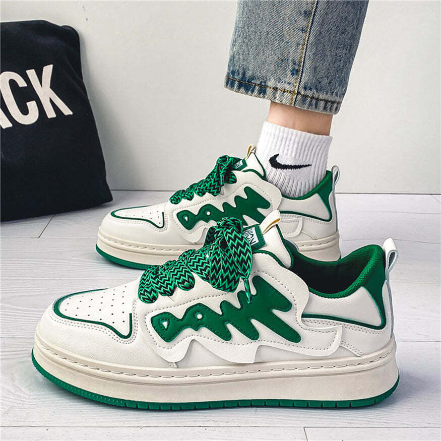 Style Core Aesthetics, New Style Trends Graffiti Pattern Skate Shoes Style Core Aesthetics, New Style Trends Graffiti Pattern Skate Shoes