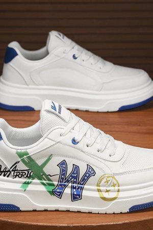 Style Core Aesthetics, New Style Trends Graffiti-Style Casual Sneakers