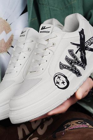Style Core Aesthetics, New Style Trends Graffiti-Style Casual Sneakers