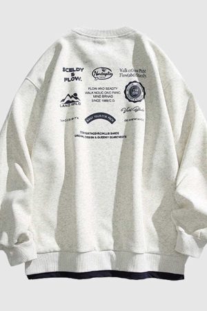 Style Core Aesthetics, New Style Trends Graphic Cityboy Pullover