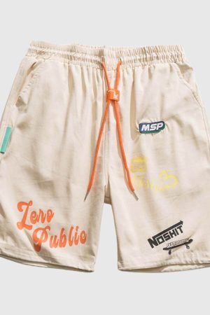Style Core Aesthetics, New Style Trends Graphic Cotton Summer Shorts