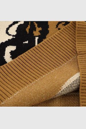 Style Core Aesthetics, New Style Trends Graphic Embroidered Knit Sweater