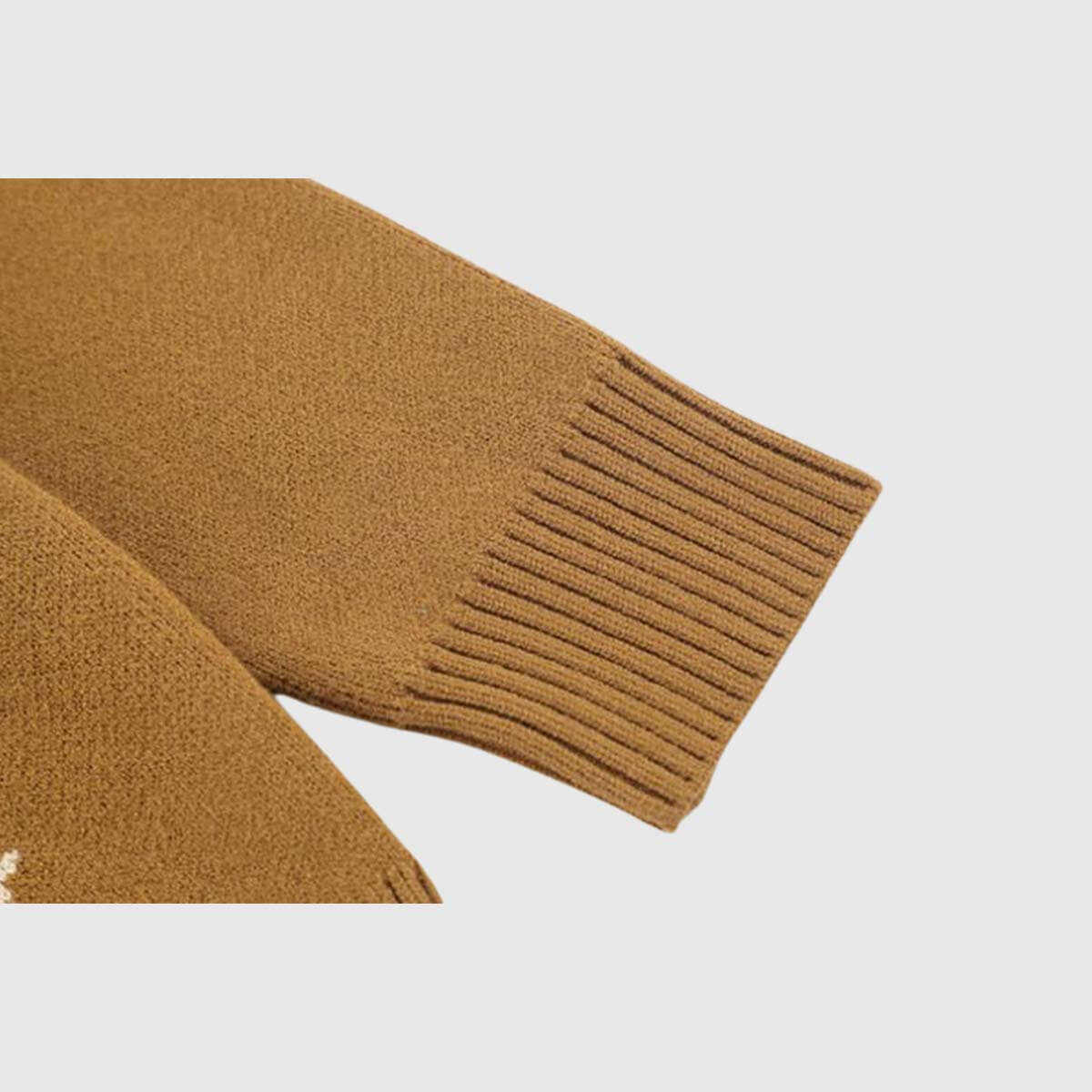 Style Core Aesthetics, New Style Trends Graphic Embroidered Knit Sweater Style Core Aesthetics, New Style Trends Graphic Embroidered Knit Sweater