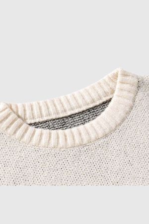 Style Core Aesthetics, New Style Trends Graphic Embroidered  Sweater
