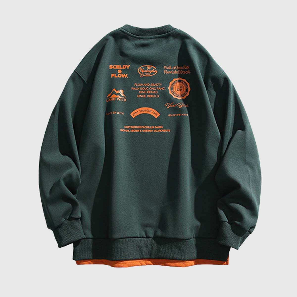 Style Core Aesthetics, New Style Trends Graphic Print Cityboy Sweatshirt