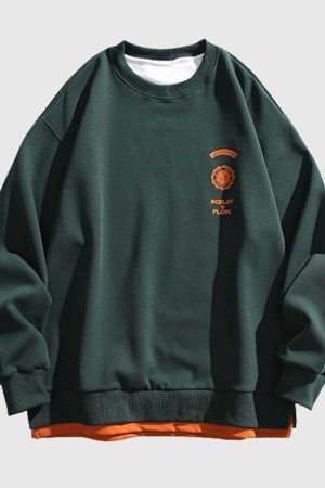 Style Core Aesthetics, New Style Trends Graphic Print Cityboy Sweatshirt