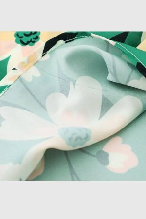 Style Core Aesthetics, New Style Trends Green Floral Shirts