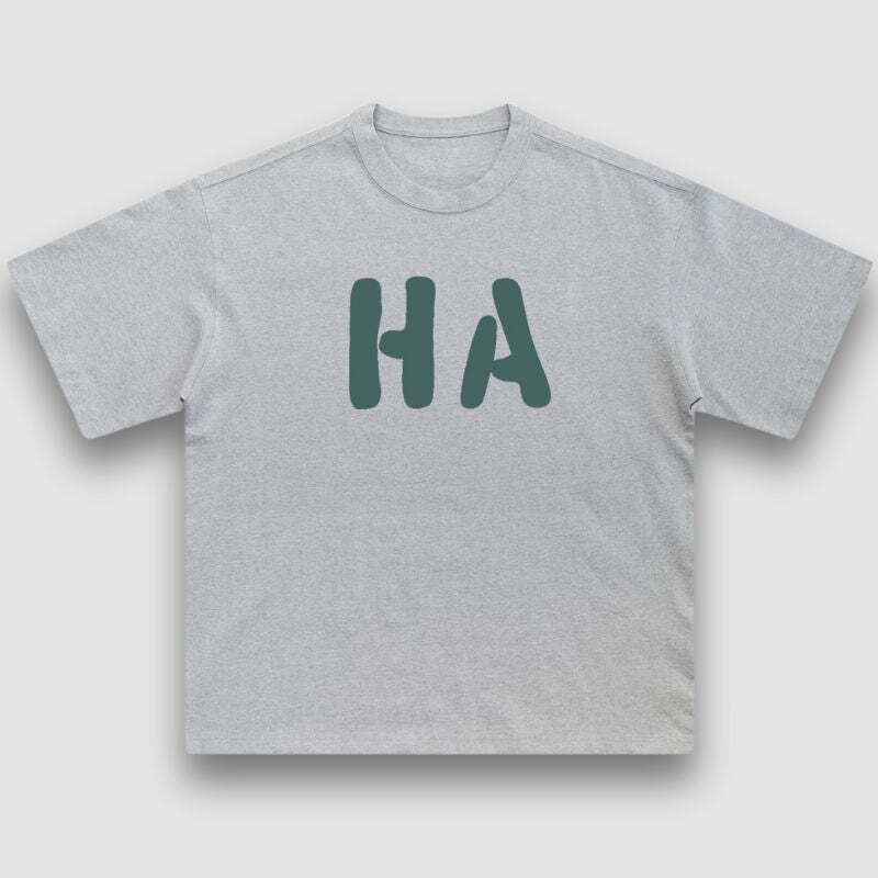 Style Core Aesthetics, New Style Trends HAHA Solid Loose Tee