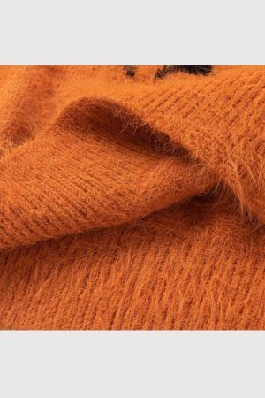 Style Core Aesthetics, New Style Trends Halloween Ghost Knit Sweater