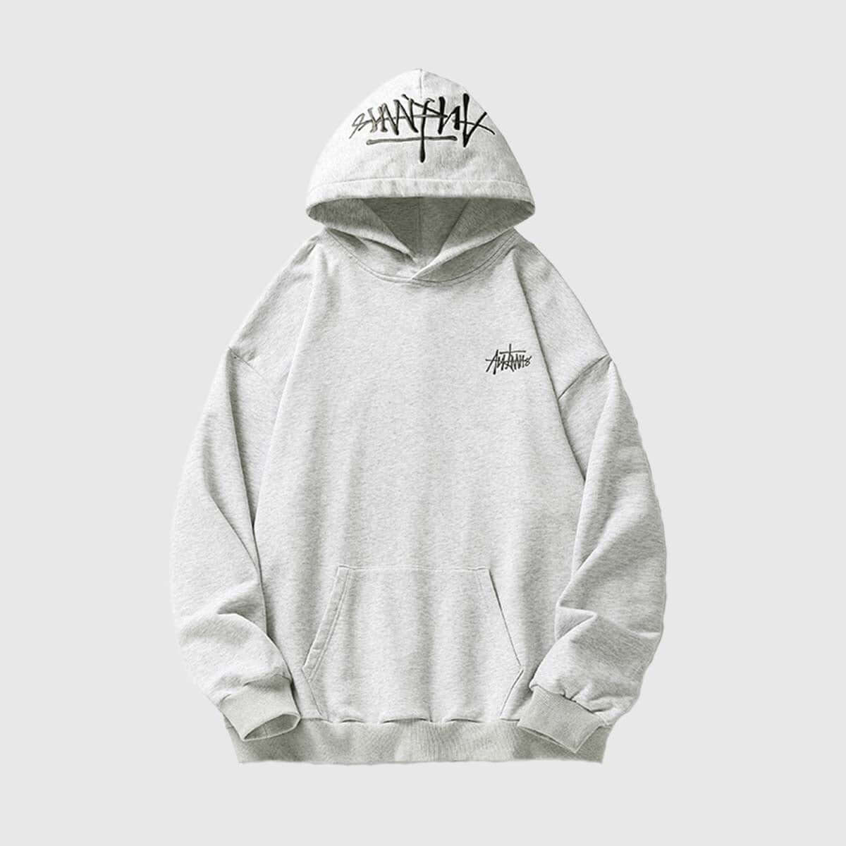 Style Core Aesthetics, New Style Trends Hand-Drawn Embroidery Hoodie