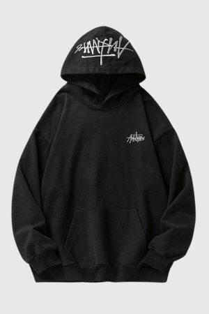 Style Core Aesthetics, New Style Trends Hand-Drawn Embroidery Hoodie