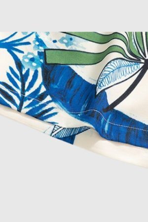 Style Core Aesthetics, New Style Trends Hawaiian Ice Silk Shirt Sets