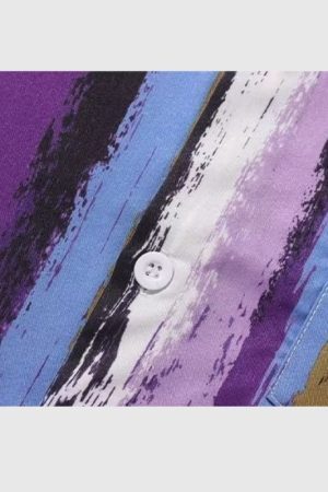 Style Core Aesthetics, New Style Trends Hawaiian Stripe Shirts