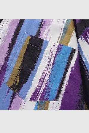 Style Core Aesthetics, New Style Trends Hawaiian Stripe Shirts