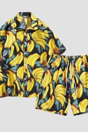 Style Core Aesthetics, New Style Trends Hawaiian Summer Shirt Set