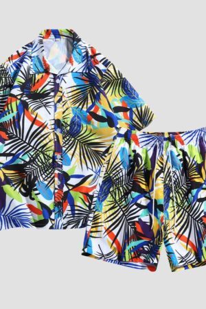 Style Core Aesthetics, New Style Trends Hawaiian Summer Shirt Set