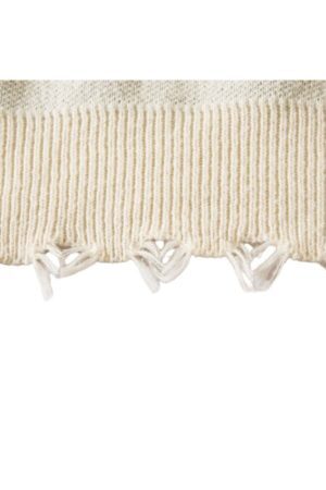 Style Core Aesthetics, New Style Trends Heart Embroidered Hollow Out Design Sweater