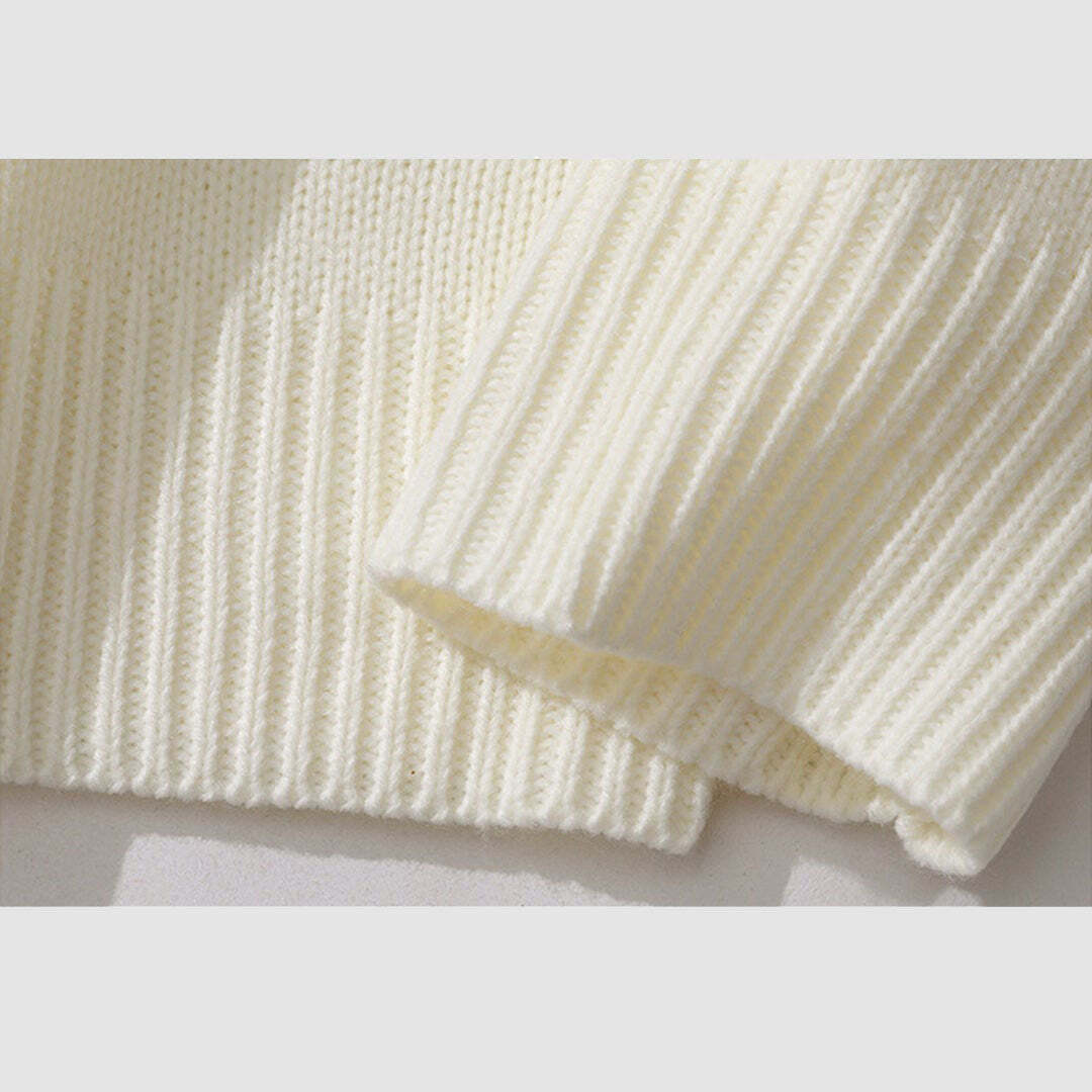 Style Core Aesthetics, New Style Trends Heart Patch Embroidery Sweater Style Core Aesthetics, New Style Trends Heart Patch Embroidery Sweater