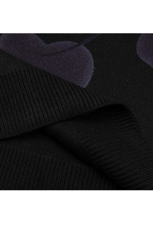 Style Core Aesthetics, New Style Trends Heart Pattern Jacquard Sweater