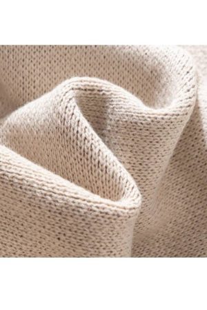 Style Core Aesthetics, New Style Trends Heart Pattern String Stitching Sweater