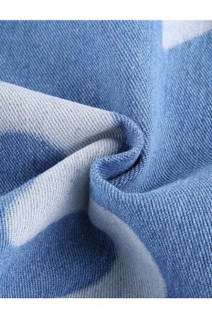 Style Core Aesthetics, New Style Trends Heart-Shaped Graffiti Jeans