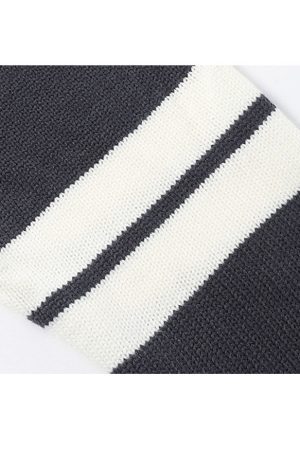 Style Core Aesthetics, New Style Trends Heartbeat Embroidered Turtleneck Sweater