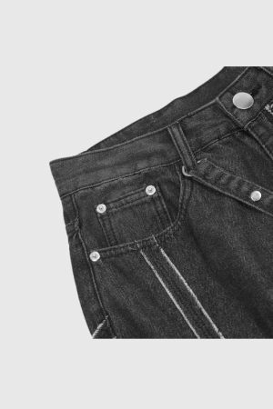 Style Core Aesthetics, New Style Trends Heavy Weight Spiderweb Jeans