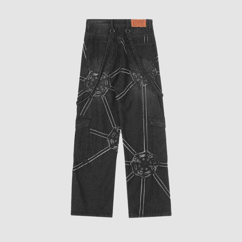 Style Core Aesthetics, New Style Trends Heavy Weight Spiderweb Jeans Style Core Aesthetics, New Style Trends Heavy Weight Spiderweb Jeans