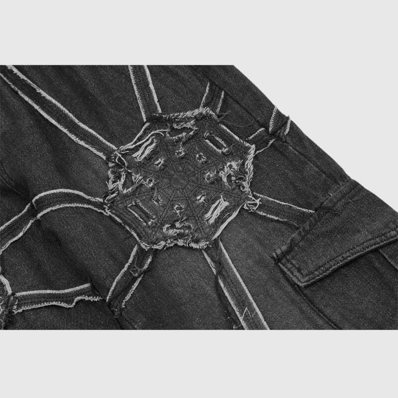Style Core Aesthetics, New Style Trends Heavy Weight Spiderweb Jeans Style Core Aesthetics, New Style Trends Heavy Weight Spiderweb Jeans