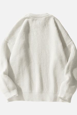 Style Core Aesthetics, New Style Trends Heavy Weight Texture Knit Pullover