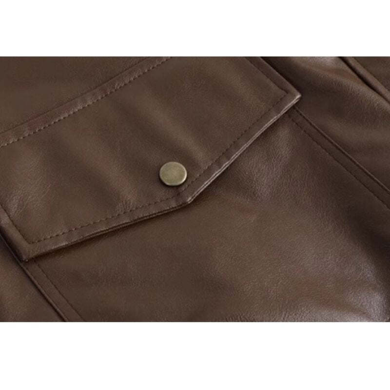 Style Core Aesthetics, New Style Trends Heavyweight Zip-Up Vintage Motorcycle Leather Coat Style Core Aesthetics, New Style Trends Heavyweight Zip-Up Vintage Motorcycle Leather Coat