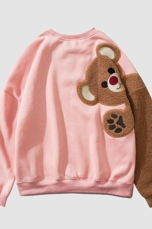 Style Core Aesthetics, New Style Trends Hello Bear Sweatshirt