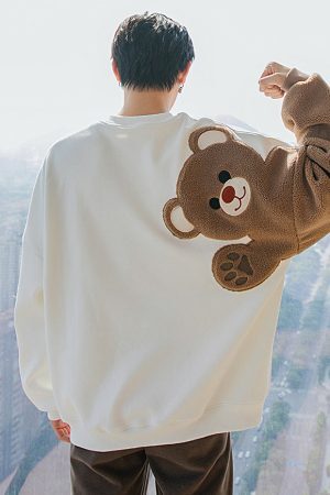 Style Core Aesthetics, New Style Trends Hello Bear Sweatshirt