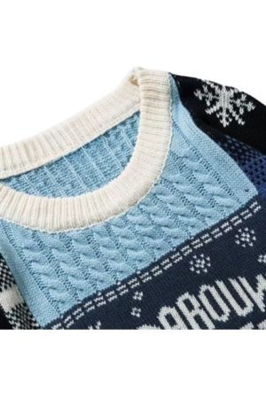 Style Core Aesthetics, New Style Trends High Street Vintage Loose Christmas Sweater