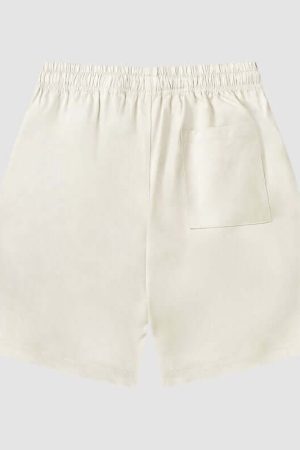 Style Core Aesthetics, New Style Trends Hip Hop Flame Print Shorts