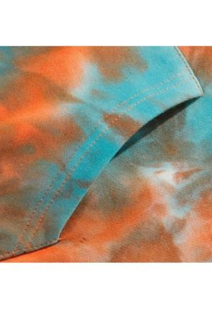 Style Core Aesthetics, New Style Trends Hip-Hop Tie-Dye Hooded Sweatshirt