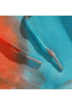 Style Core Aesthetics, New Style Trends Hip-Hop Tie-Dye Hooded Sweatshirt