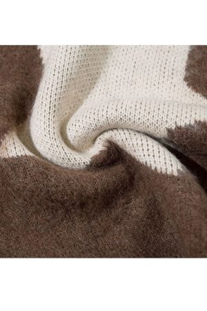 Style Core Aesthetics, New Style Trends Hollow Out Star Design Pullover