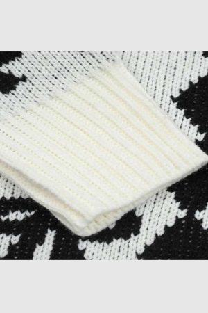 Style Core Aesthetics, New Style Trends Hooded Christmas Knit Cardigan