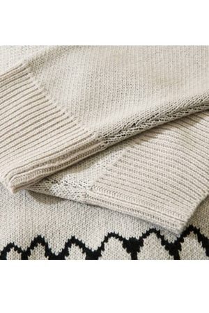 Style Core Aesthetics, New Style Trends Horrible Skull Print Turtleneck Sweater