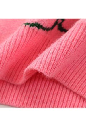 Style Core Aesthetics, New Style Trends Hugging Rabbit Cartoon Knit Sweater