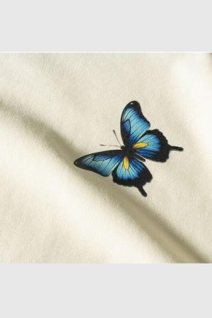 Style Core Aesthetics, New Style Trends Ice Silk Butterfly Tee